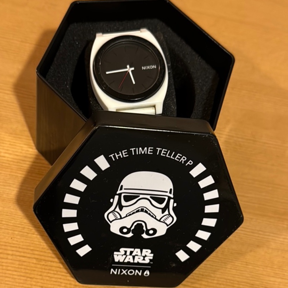 Nixon Star Wars Time Teller Black and White Watch